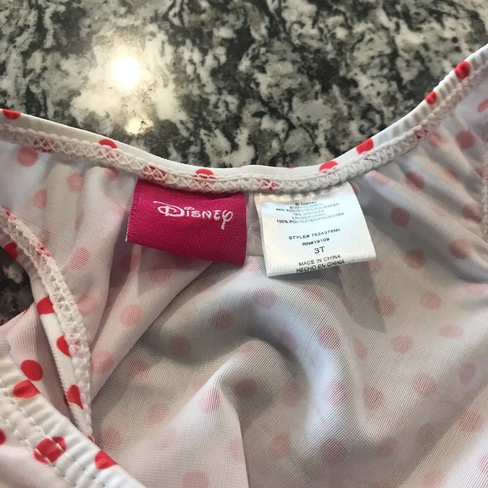 Disney Minnie Mouse Red/White Polka Dot Swim Tank
